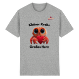 Kleiner Krebs - Großes Herz - Heavy Cotton T-Shirt