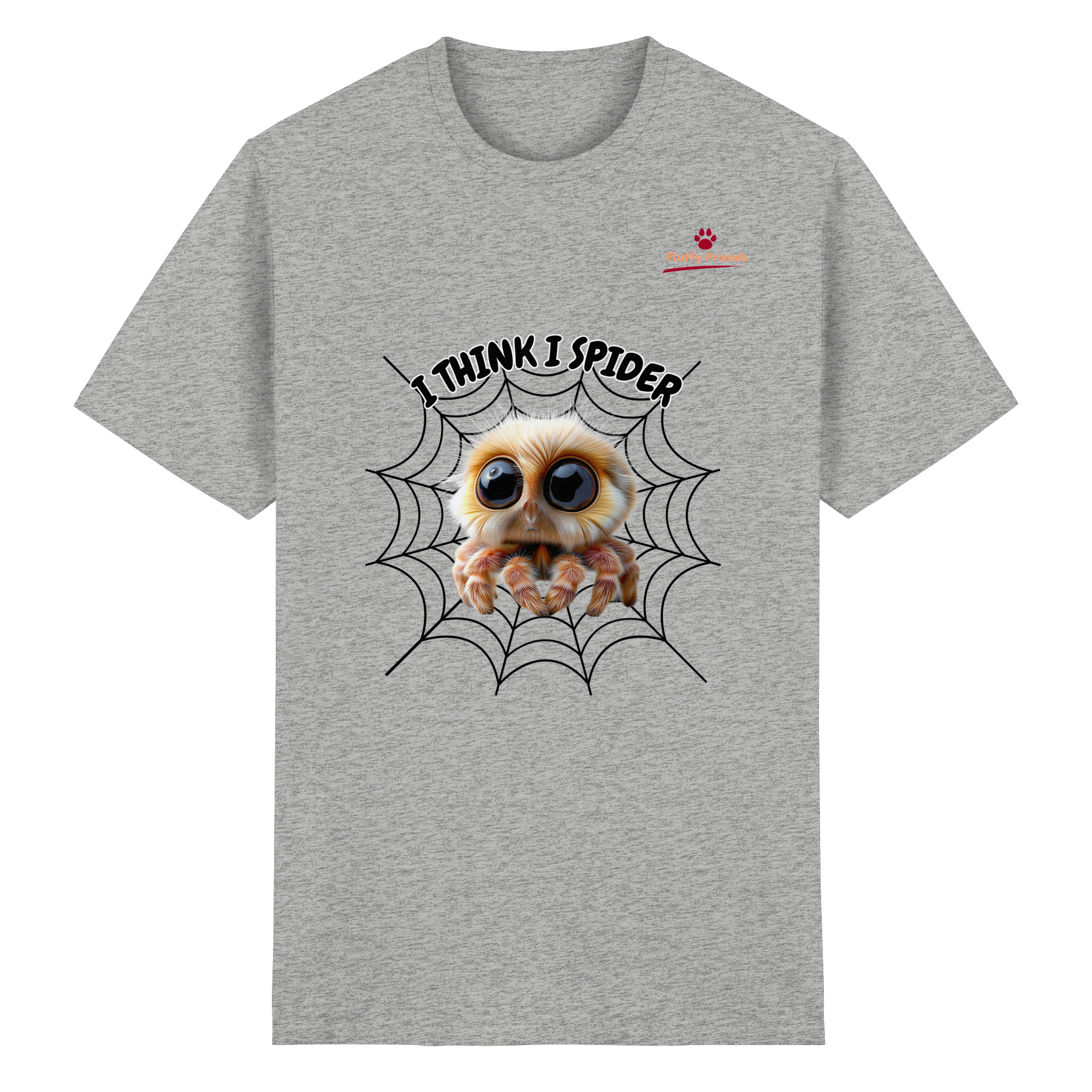Itzy die Spinne - „I Think I Spider“ - Heavy Cotton T-Shirt