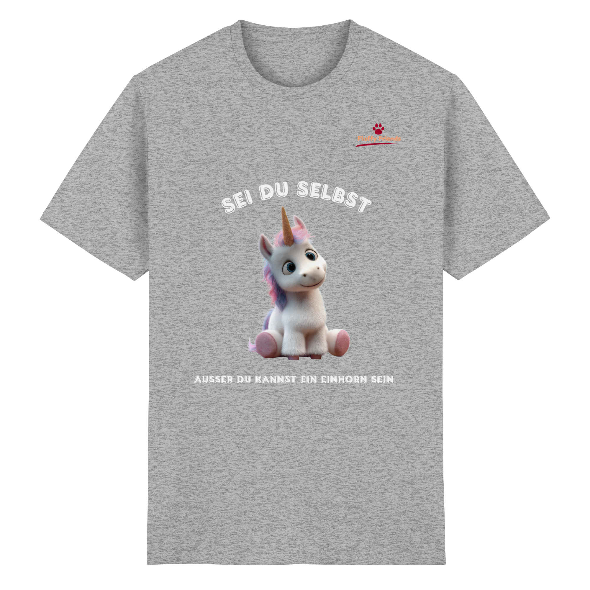Sei du selbst – Einhorn  - Heavy Cotton T-Shirt