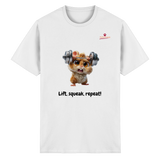 Lift, squeak, repeat! – Hamster  - Heavy Cotton T-Shirt