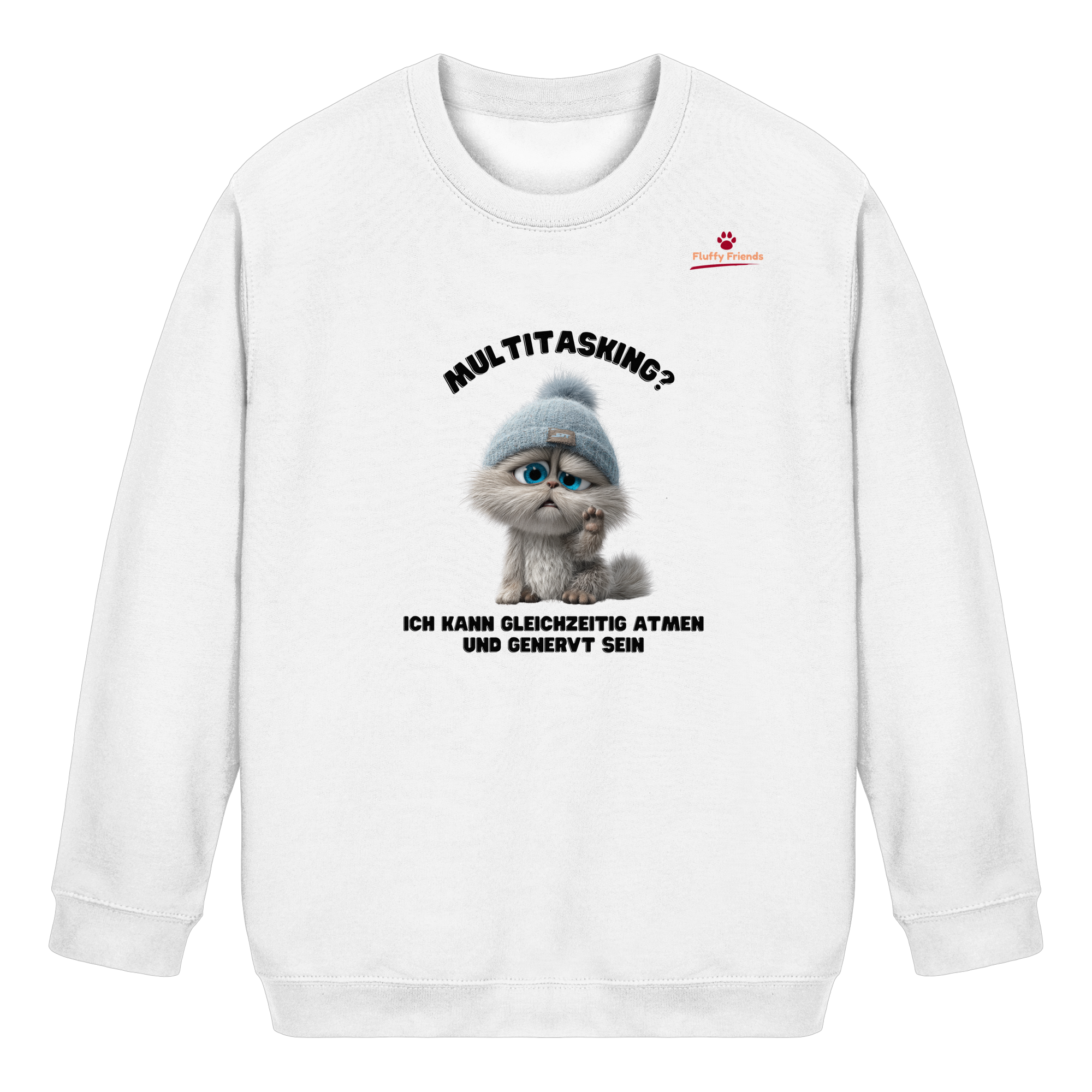 Multitasking? Ich kann gleichzeitig atmen und genervt sein - Kids Basic Sweatshirt