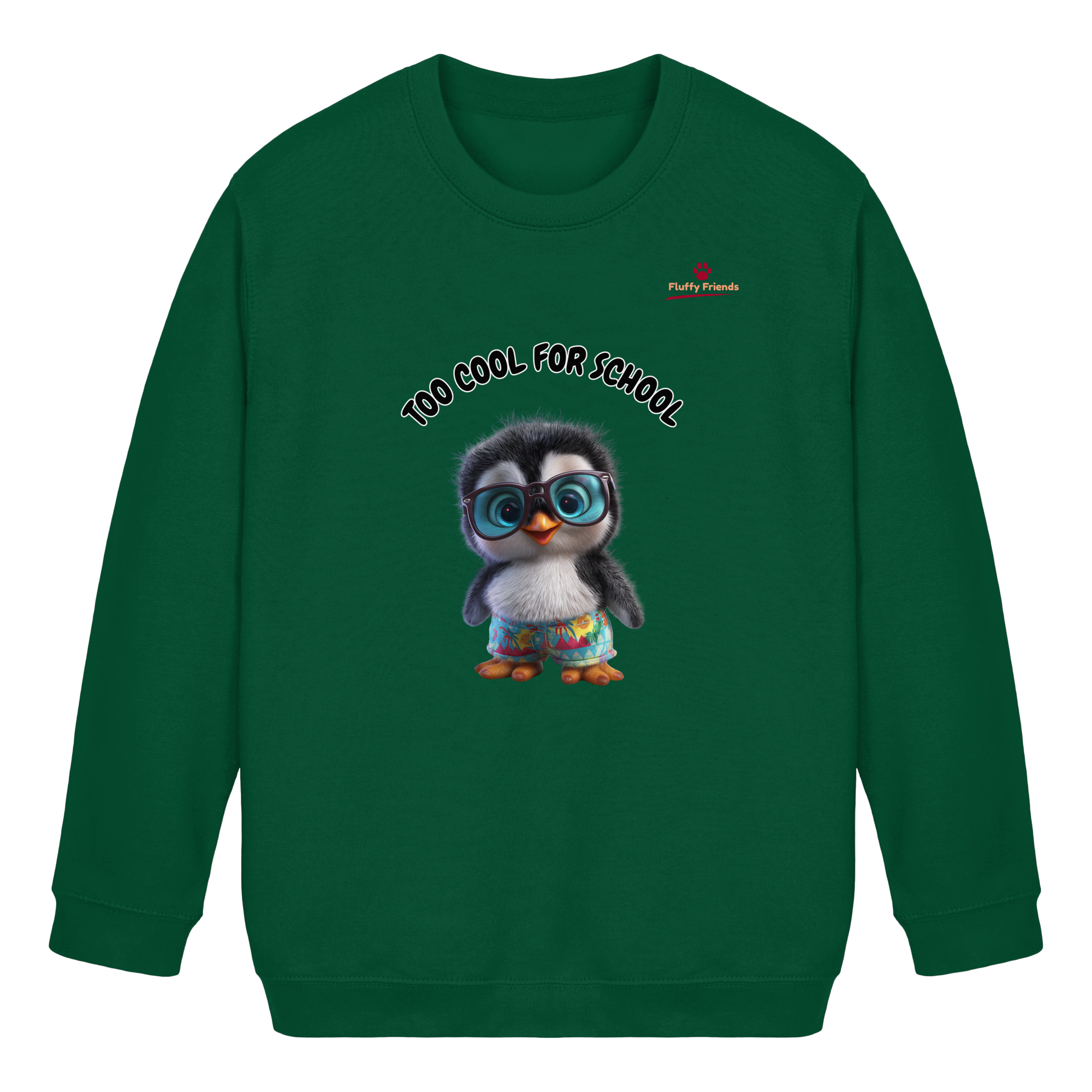 TOO COOL FOR SCHOOL – Pinguin  - Kids Basic Sweatshirt