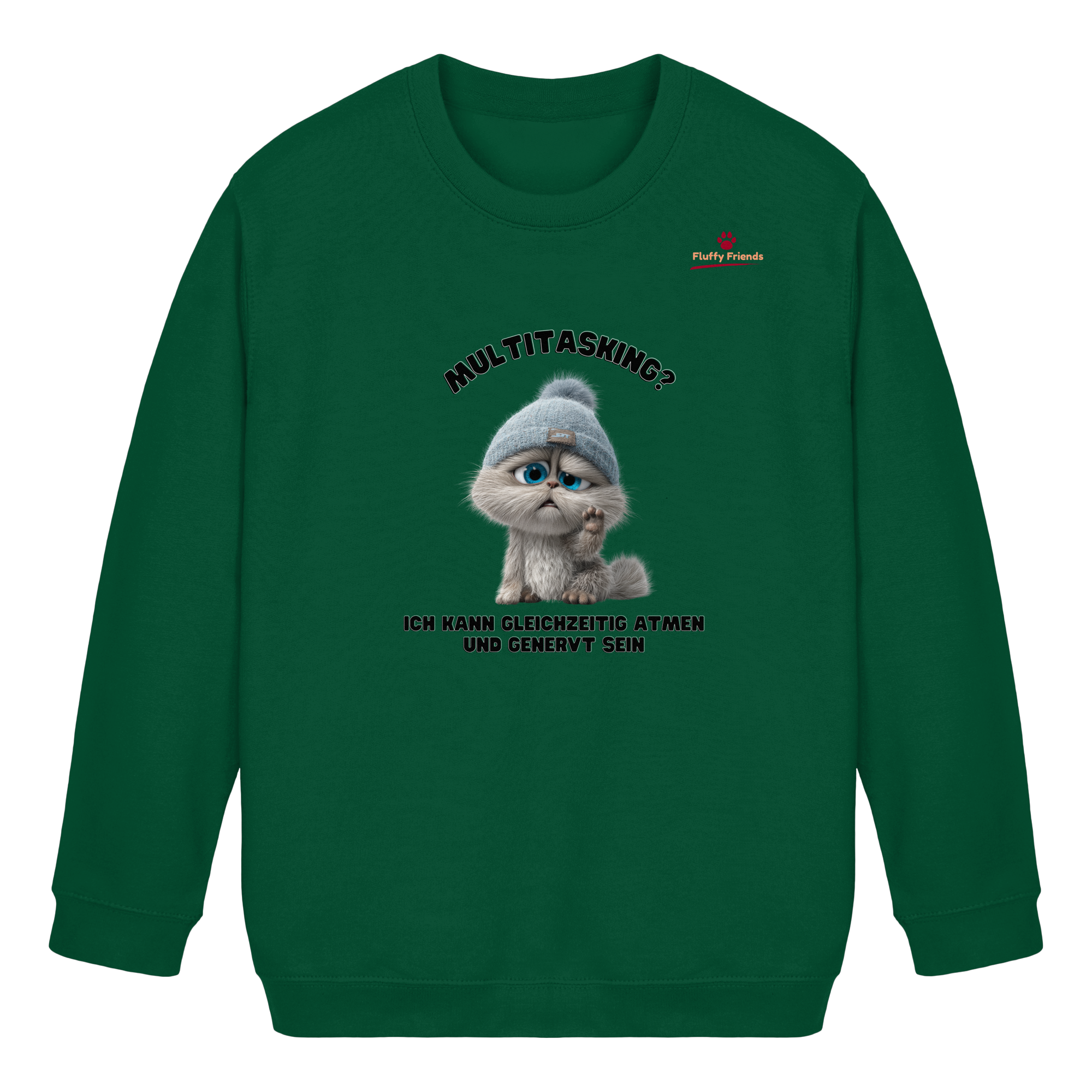 Multitasking? Ich kann gleichzeitig atmen und genervt sein - Kids Basic Sweatshirt