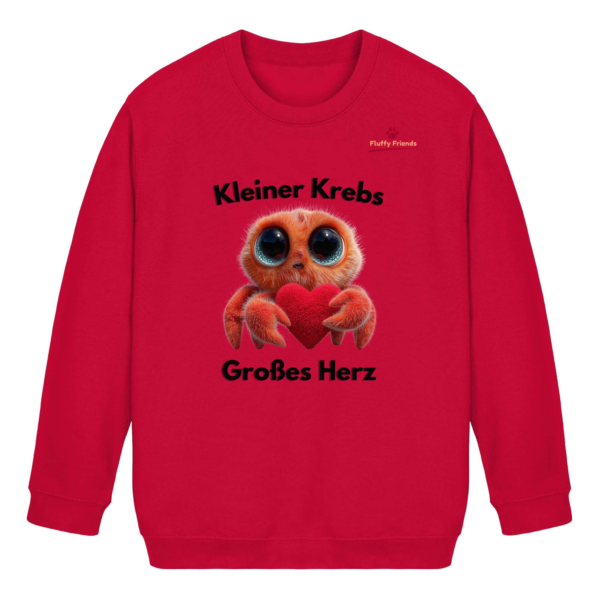 Kleiner Krebs - Großes Herz - Kids Basic Sweatshirt