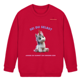Sei du selbst – Einhorn  - Kids Basic Sweatshirt