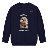 Zusammen sind wir stark - Otter - Kids Basic Sweatshirt
