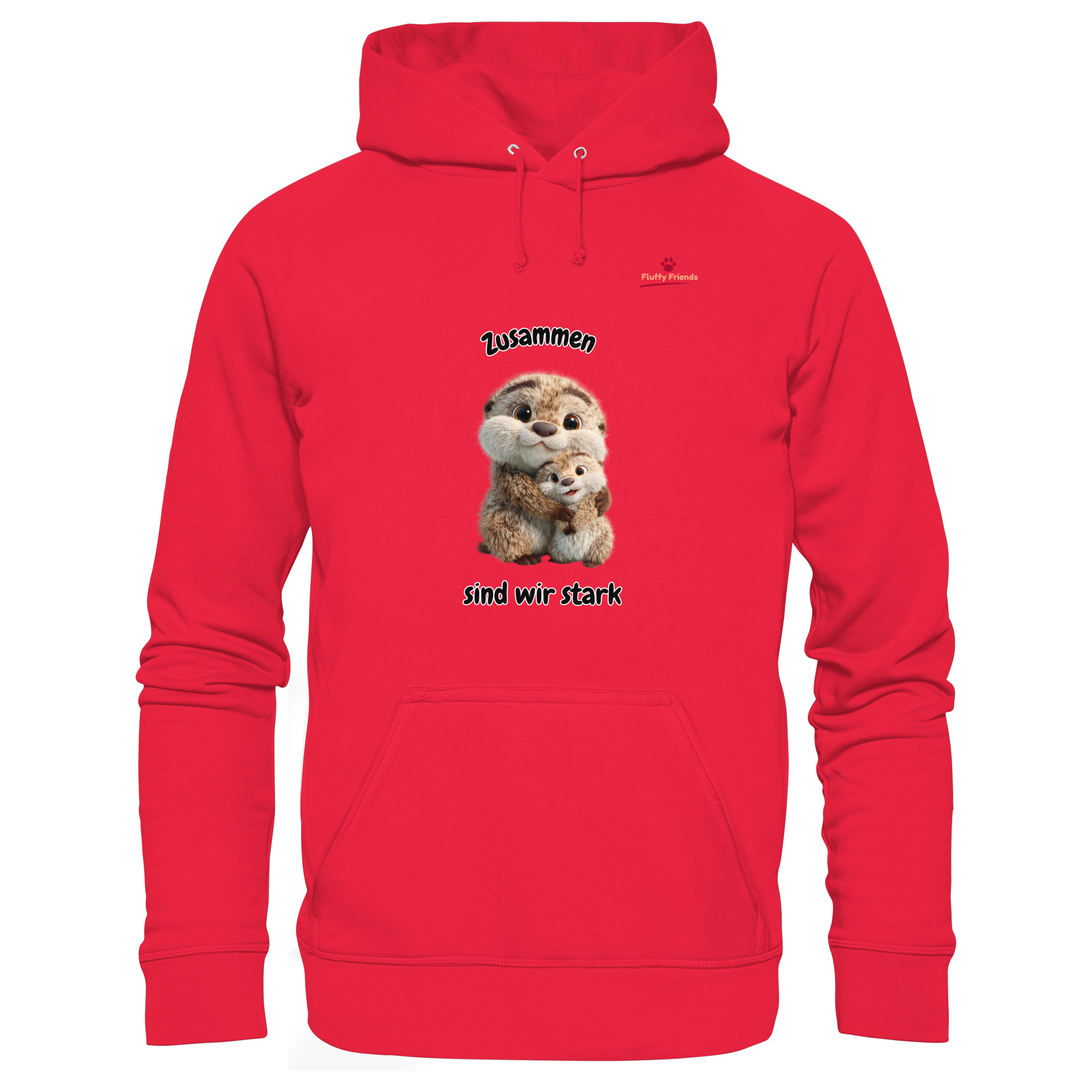 Zusammen sind wir stark - Otter - Kids Premium Hoodie