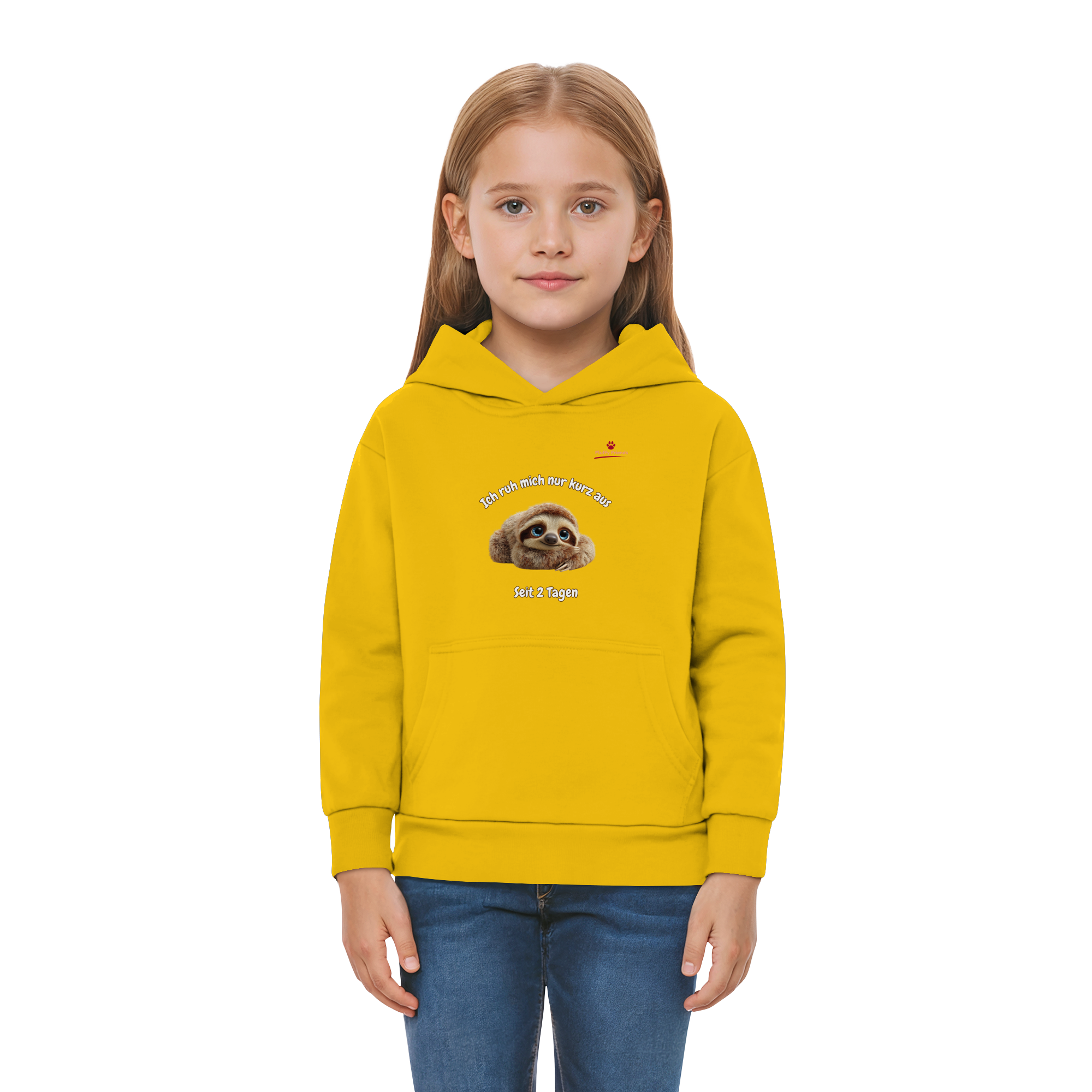 Ich ruh mich nur kurz aus – Faultier - Kids Premium Hoodie