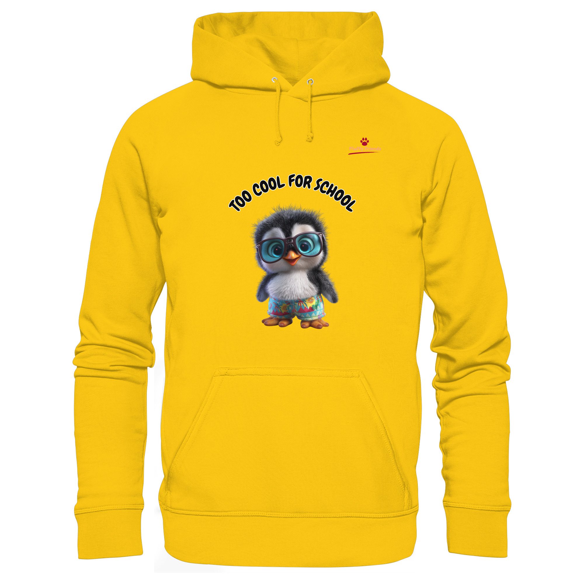 TOO COOL FOR SCHOOL – Pinguin  - Kids Premium Hoodie