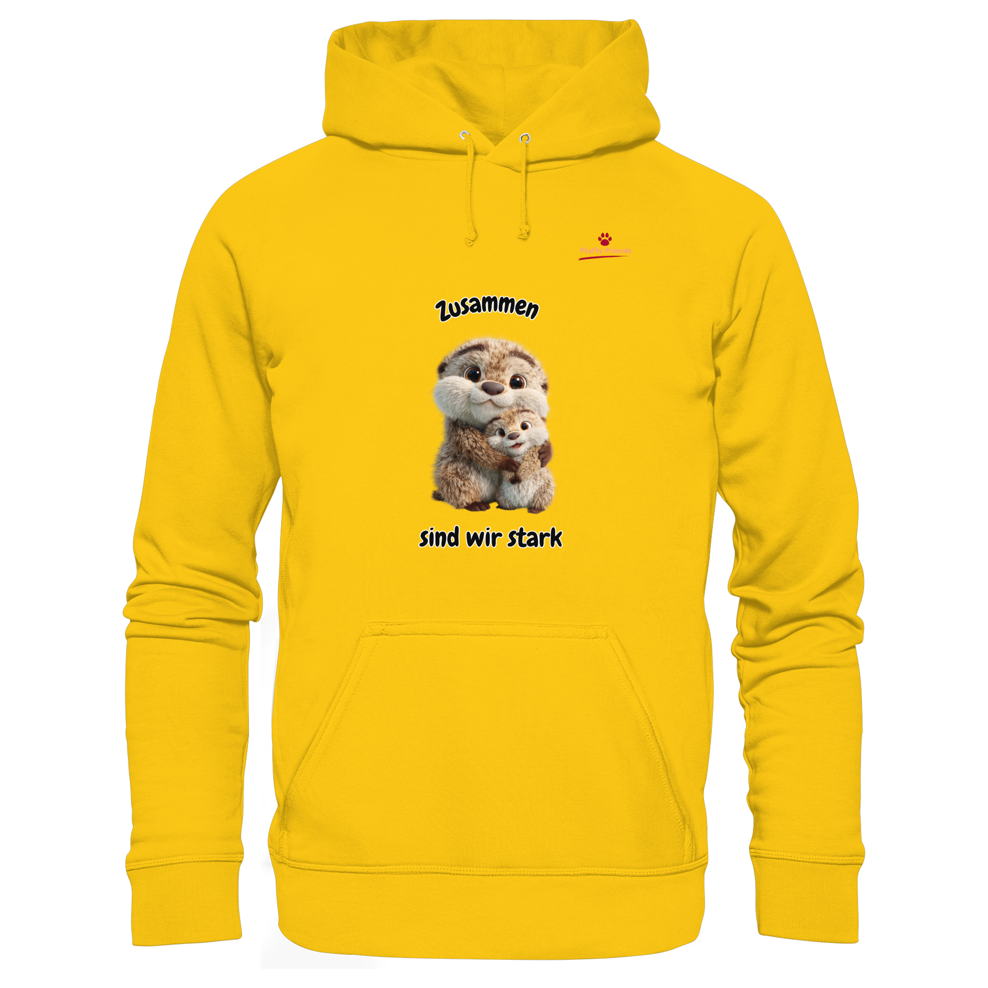 Zusammen sind wir stark - Otter - Kids Premium Hoodie