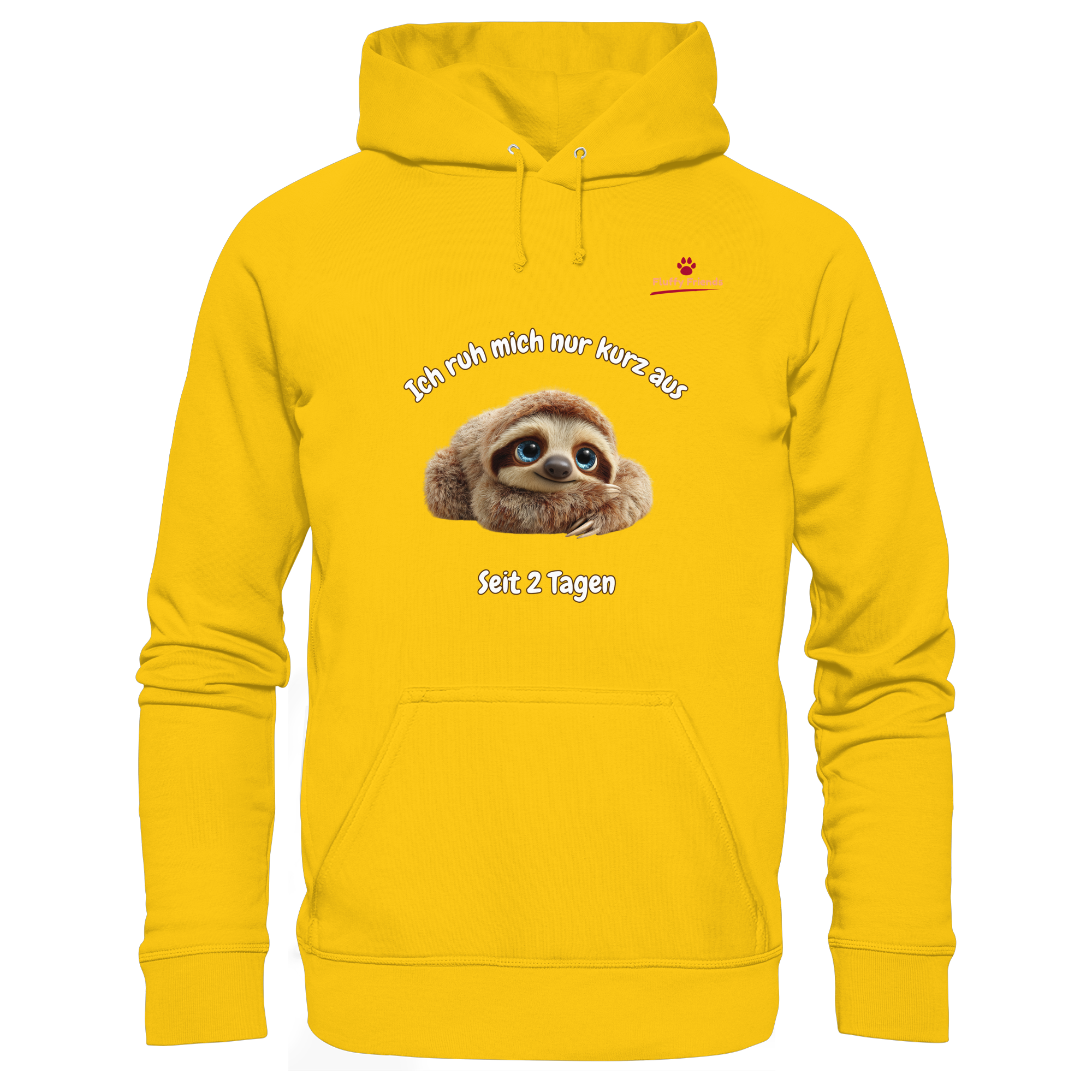 Ich ruh mich nur kurz aus – Faultier - Kids Premium Hoodie