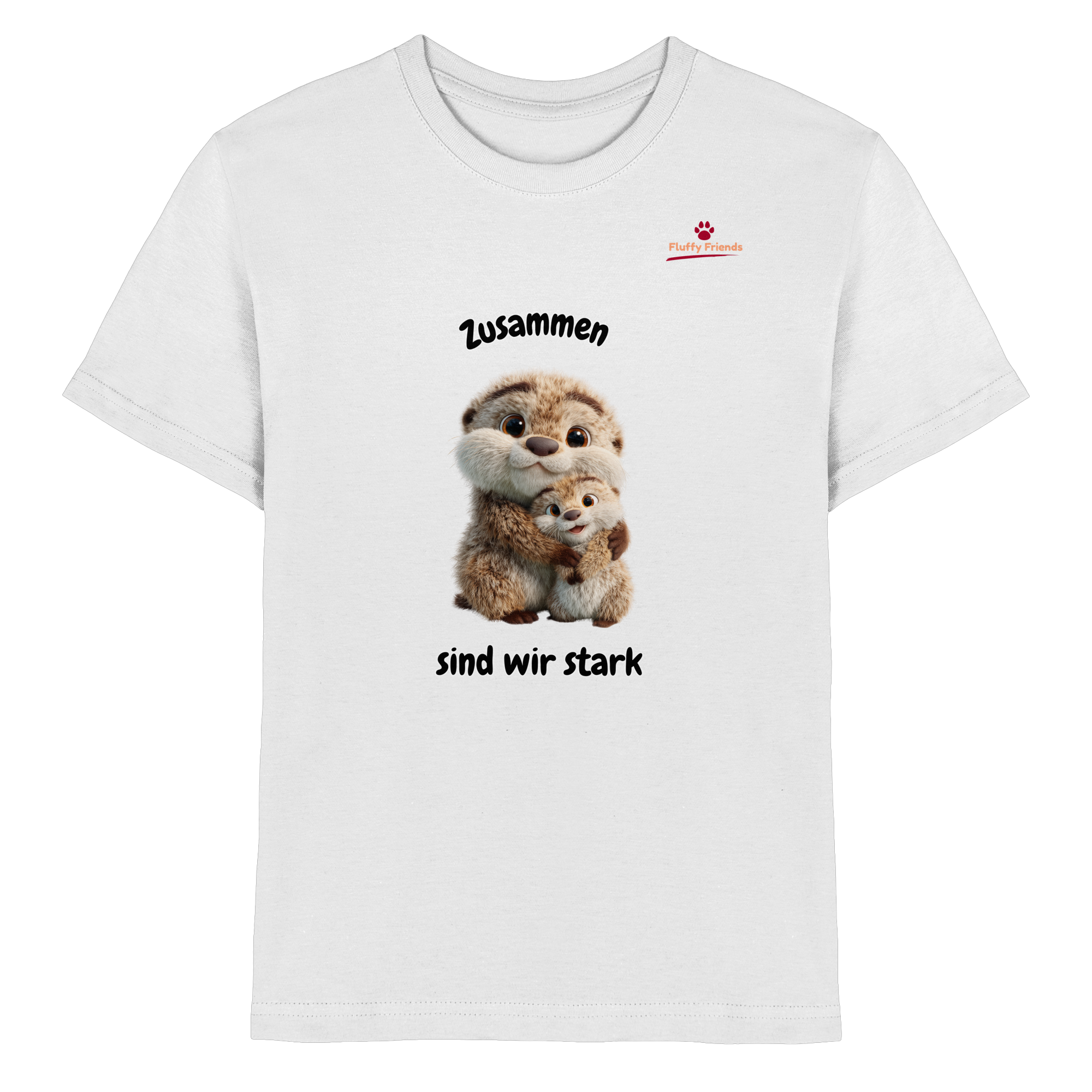 Zusammen sind wir stark - Otter - Kids Premium Shirt