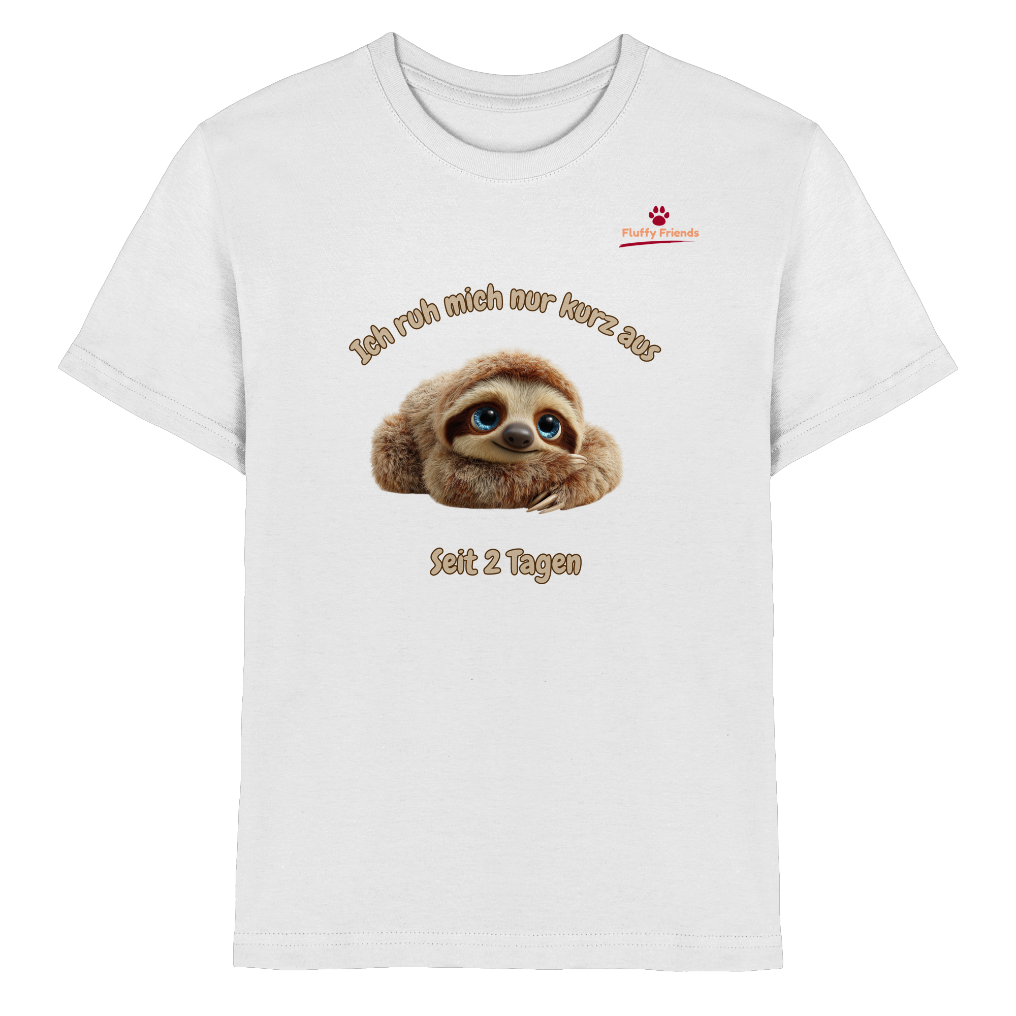 Ich ruh mich nur kurz aus – Faultier - Kids Premium Shirt