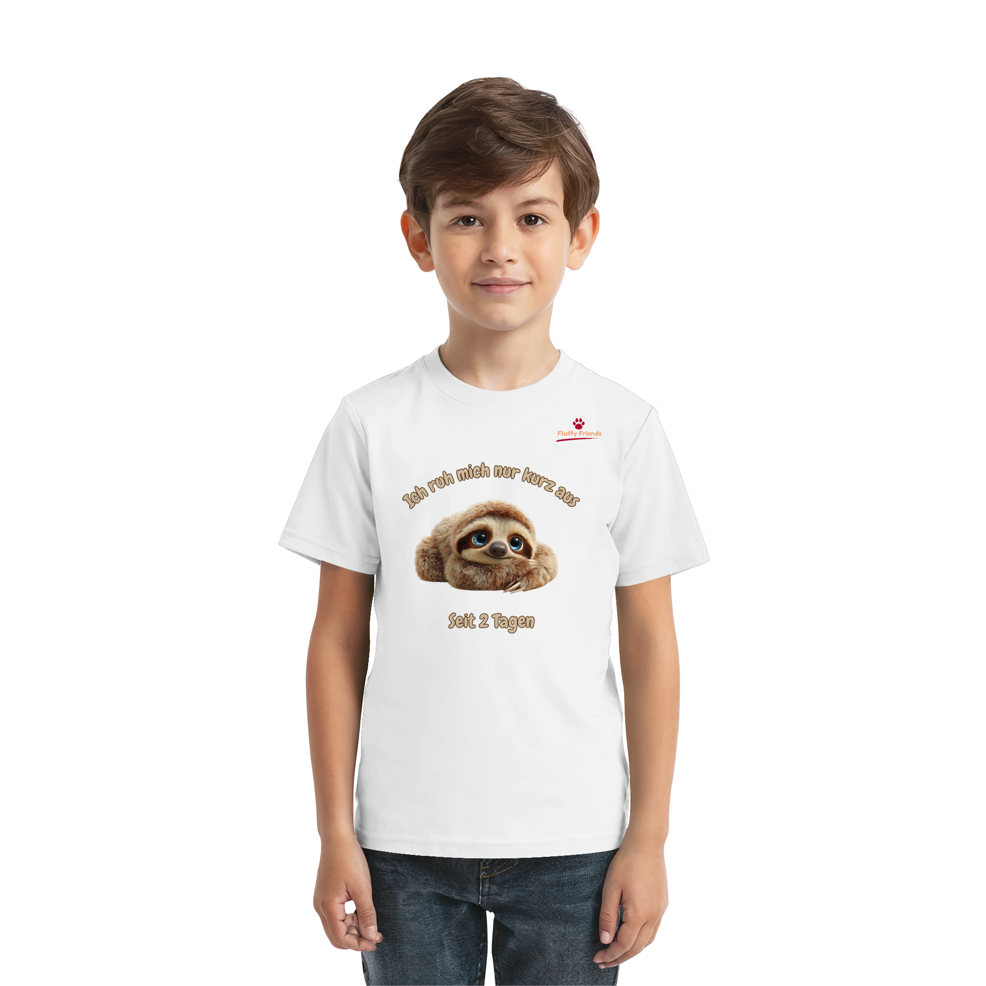 Ich ruh mich nur kurz aus – Faultier - Kids Premium Shirt
