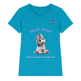 Sei du selbst – Einhorn  - Ladies Premium Shirt