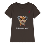 Lift, squeak, repeat! – Hamster  - Ladies Premium Shirt