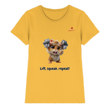 Lift, squeak, repeat! – Hamster  - Ladies Premium Shirt