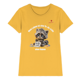 Mein Leben ist eine To-do-Liste - Waschbär - Ladies Premium Shirt