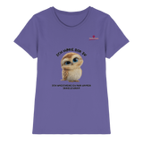 Eule- Ich höre dir zu - aber speichere es unter "irrelevant" - Ladies Premium Shirt
