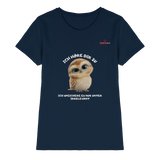 Eule- Ich höre dir zu - aber speichere es unter "irrelevant" - Ladies Premium Shirt