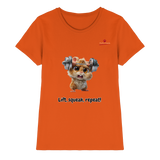 Lift, squeak, repeat! – Hamster  - Ladies Premium Shirt