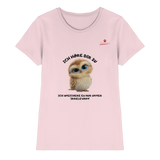 Eule- Ich höre dir zu - aber speichere es unter "irrelevant" - Ladies Premium Shirt