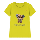 Lift, squeak, repeat! – Hamster  - Ladies Premium Shirt