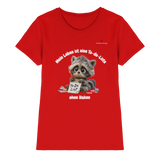 Mein Leben ist eine To-do-Liste - Waschbär - Ladies Premium Shirt