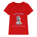 Sei du selbst – Einhorn  - Ladies Premium Shirt