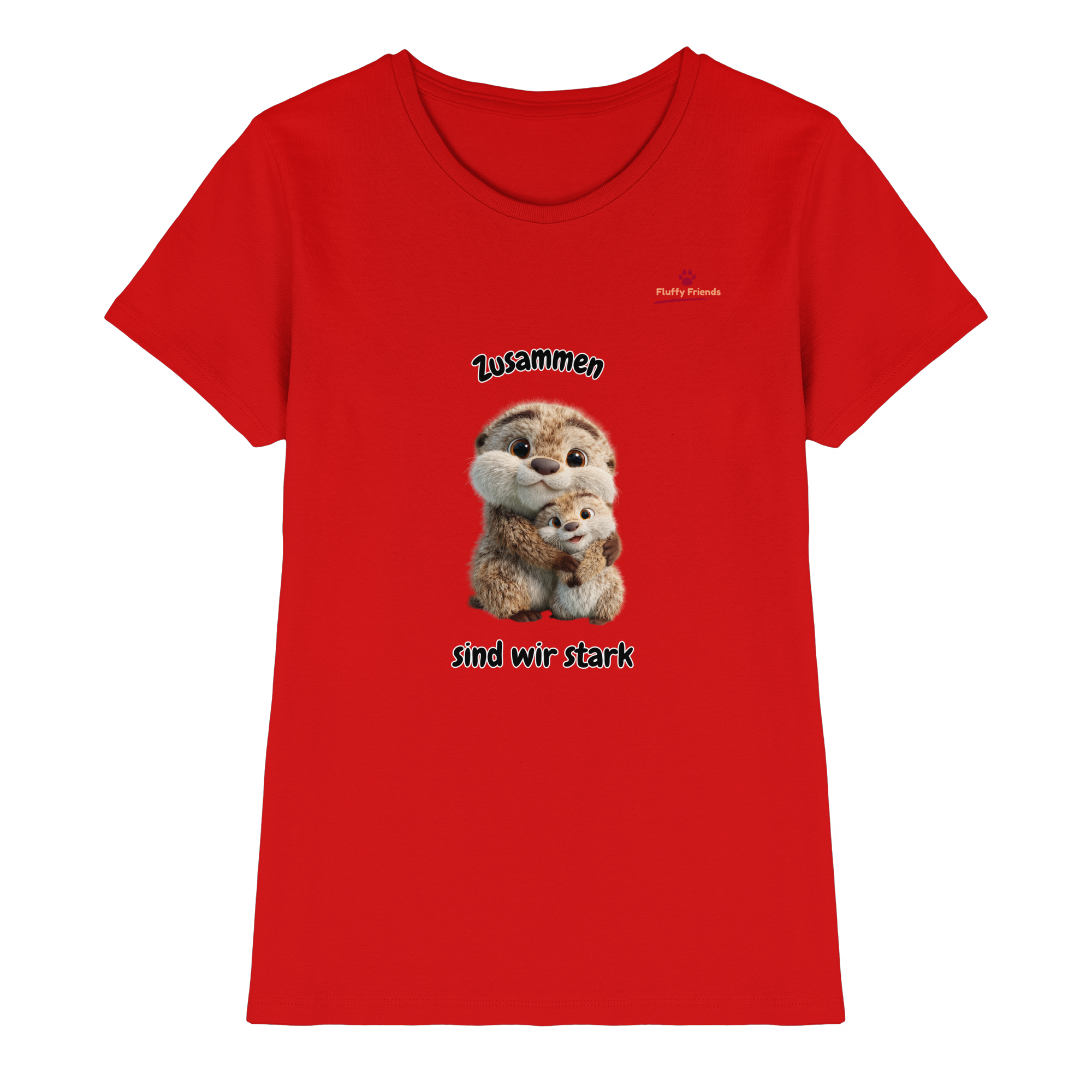 Zusammen sind wir stark - Otter - Ladies Premium Shirt