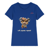 Lift, squeak, repeat! – Hamster  - Ladies Premium Shirt