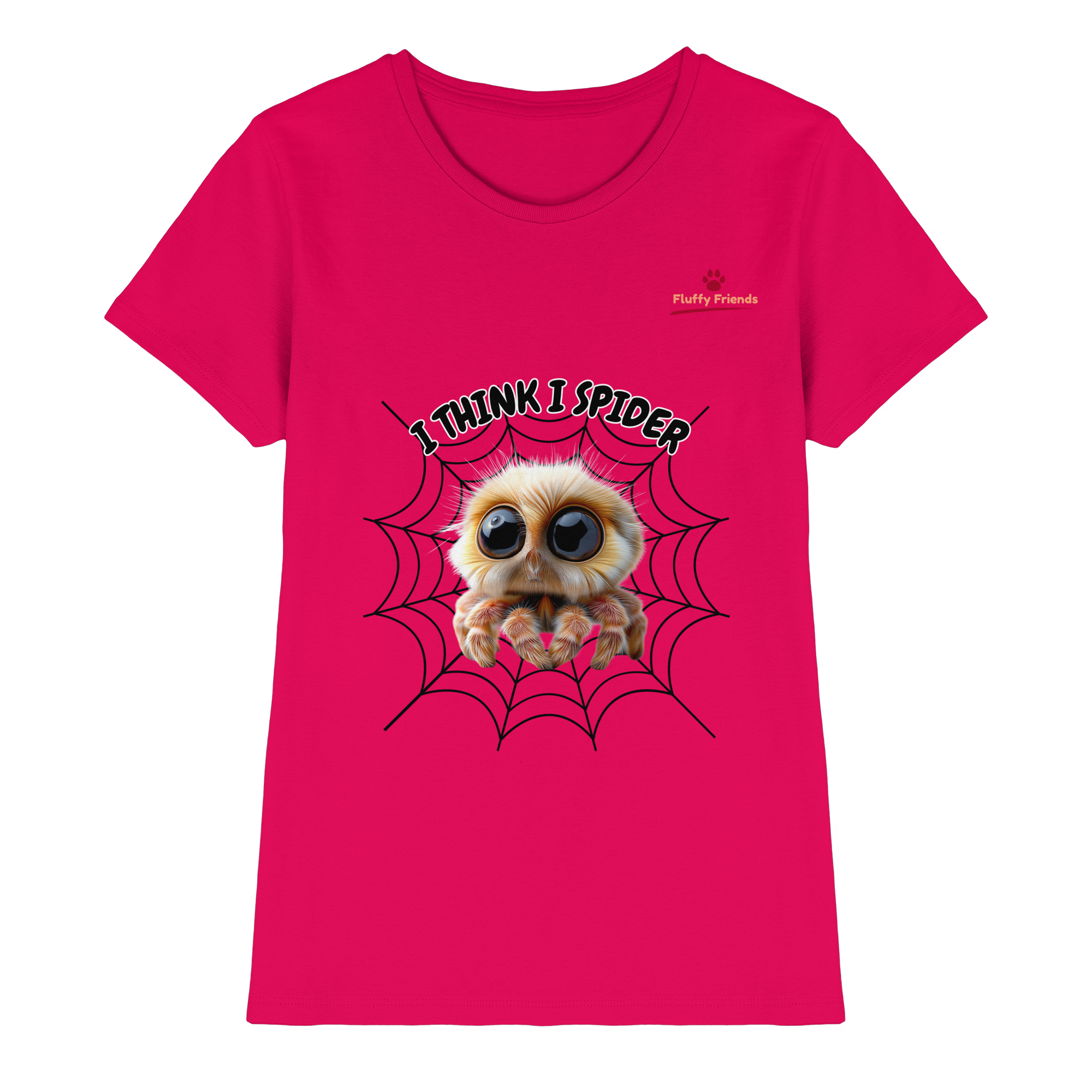 Itzy die Spinne - „I Think I Spider“ - Ladies Premium Shirt