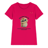 Eule- Ich höre dir zu - aber speichere es unter "irrelevant" - Ladies Premium Shirt