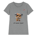 Lift, squeak, repeat! – Hamster  - Ladies Premium Shirt