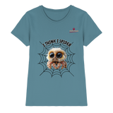 Itzy die Spinne - „I Think I Spider“ - Ladies Premium Shirt