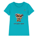 Lift, squeak, repeat! – Hamster  - Ladies Premium Shirt