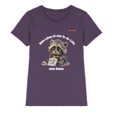 Mein Leben ist eine To-do-Liste - Waschbär - Ladies Premium Shirt