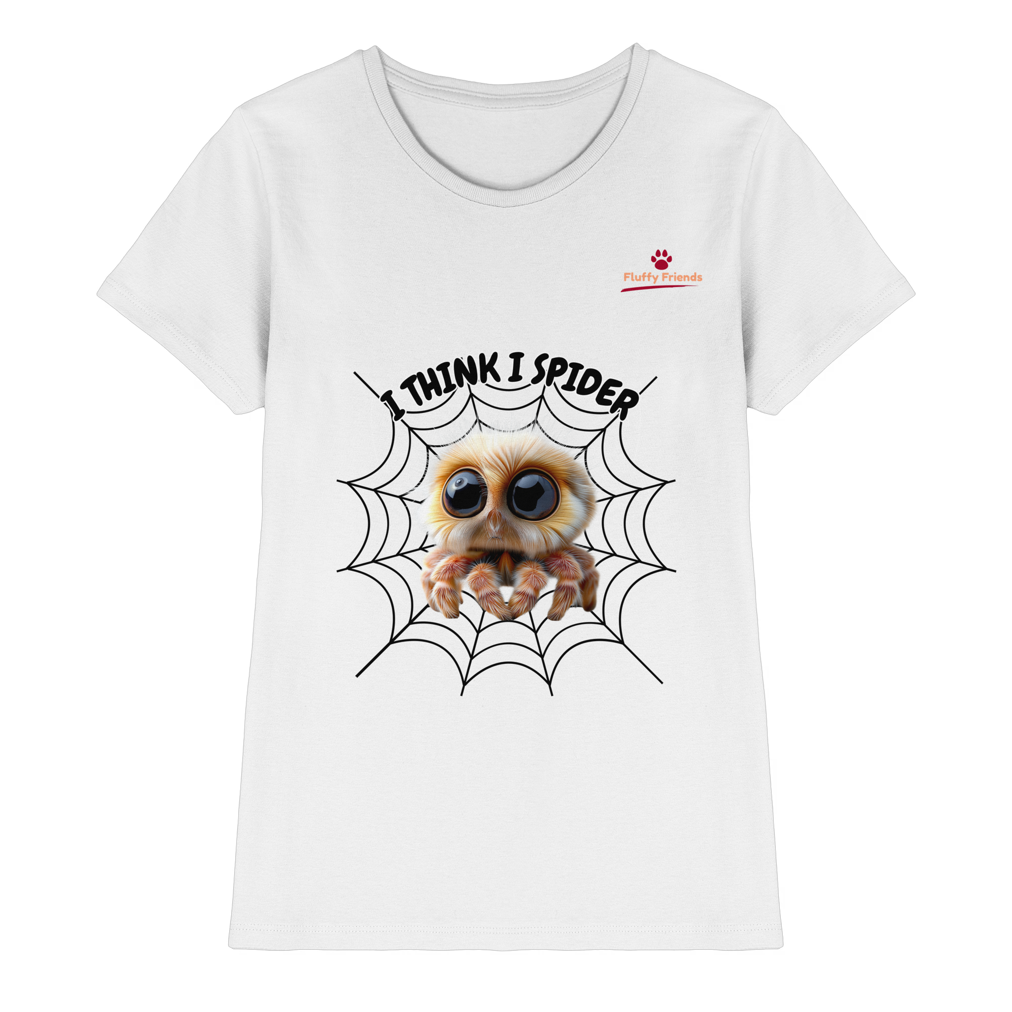 Itzy die Spinne - „I Think I Spider“ - Ladies Premium Shirt