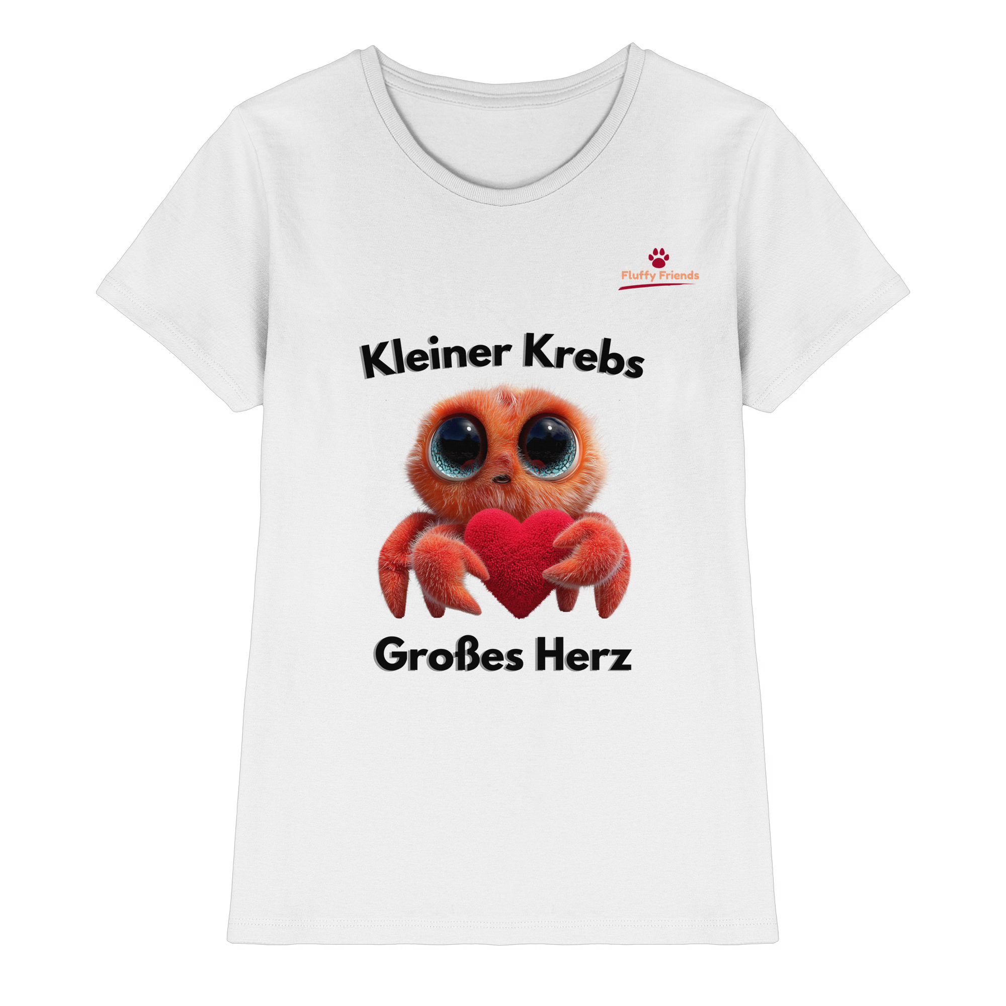 Kleiner Krebs - Großes Herz - Ladies Premium Shirt