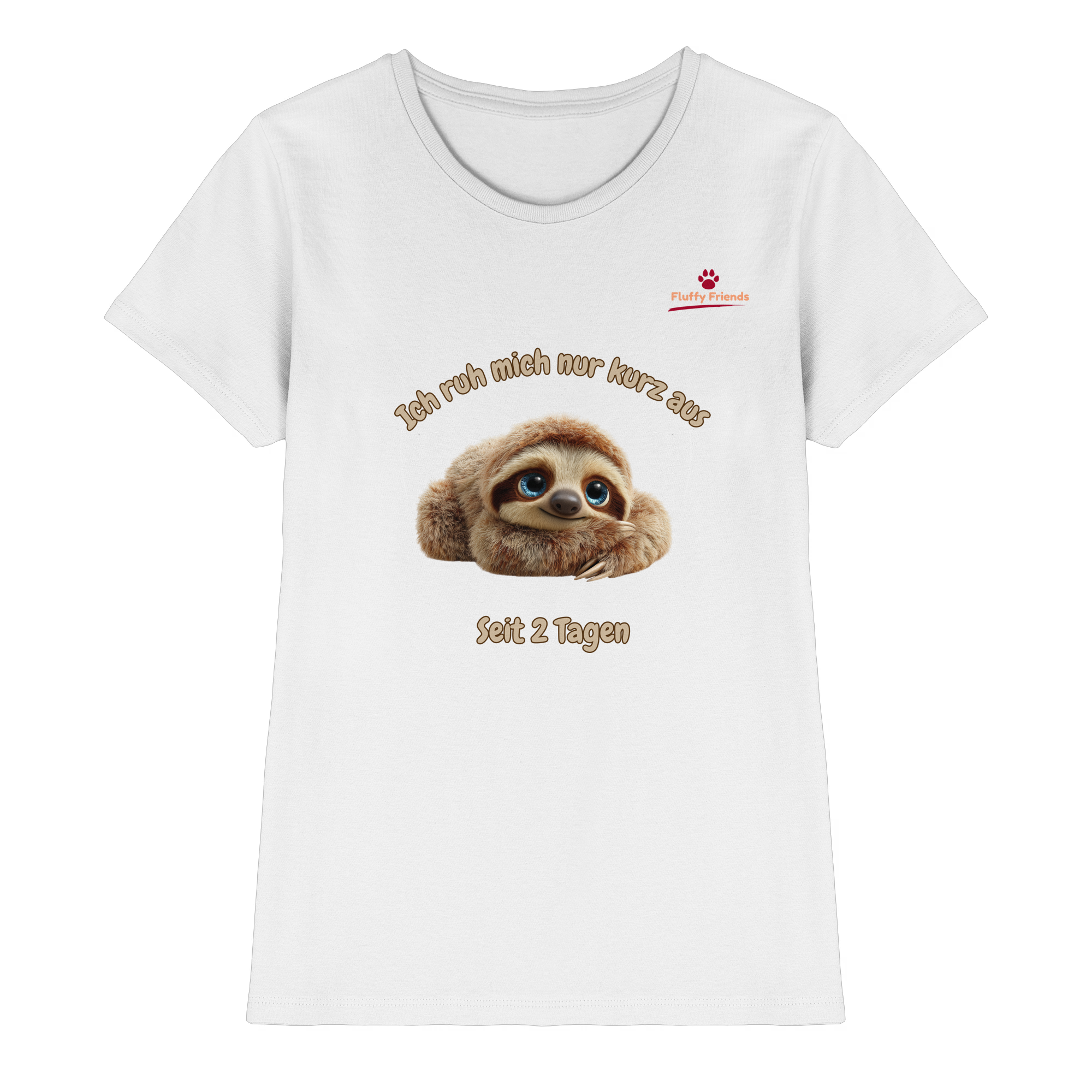 Ich ruh mich nur kurz aus – Faultier - Ladies Premium Shirt