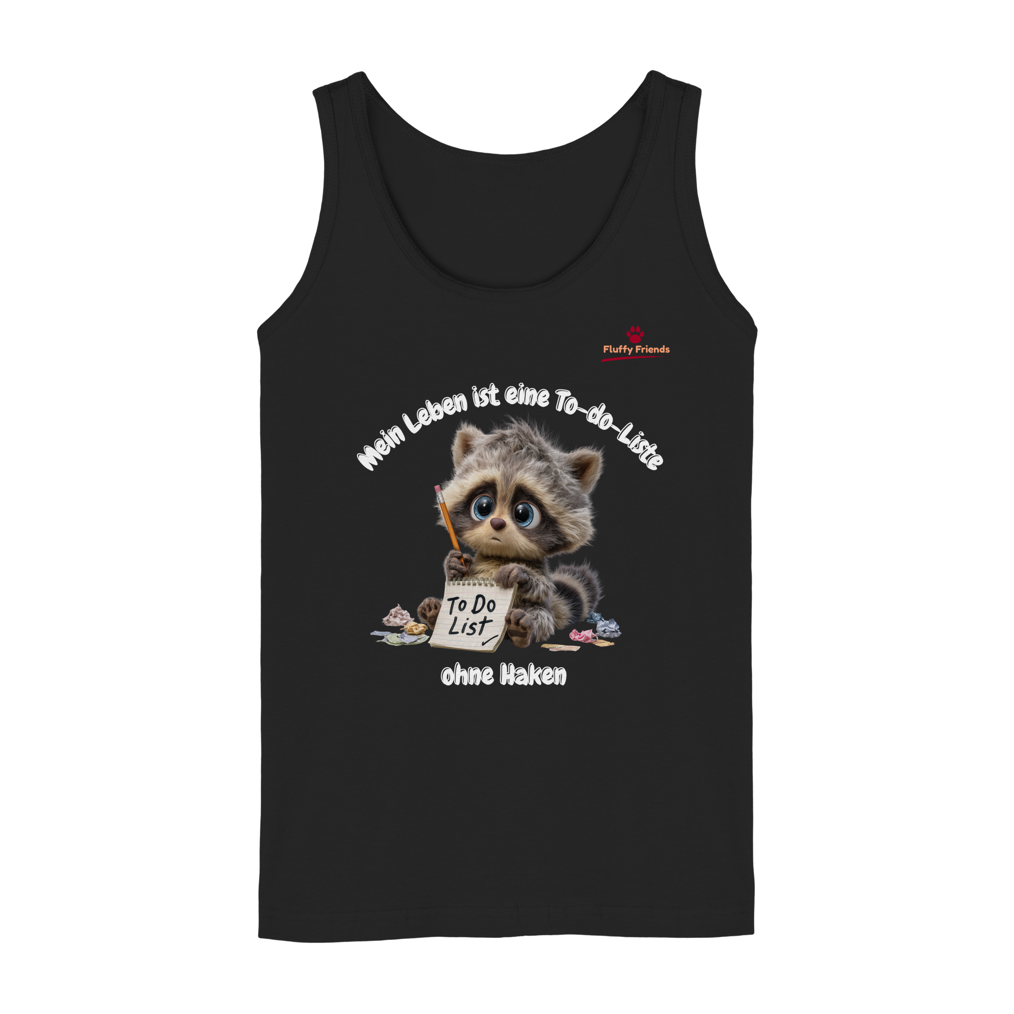 Mein Leben ist eine To-do-Liste - Waschbär - Ladies Tank-Top