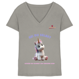 Sei du selbst – Einhorn  - Ladies V-Neck Shirt