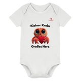 Kleiner Krebs - Großes Herz - Organic Baby Bodysuit
