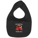 Kleiner Krebs - Großes Herz - Organic Baby-Lätzchen