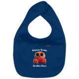 Kleiner Krebs - Großes Herz - Organic Baby-Lätzchen