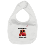 Kleiner Krebs - Großes Herz - Organic Baby-Lätzchen