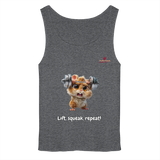 Lift, squeak, repeat! – Hamster  - Relaxed Tank Top