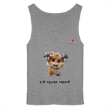 Lift, squeak, repeat! – Hamster  - Relaxed Tank Top