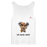 Lift, squeak, repeat! – Hamster  - Relaxed Tank Top
