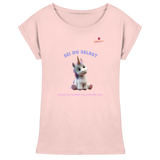 Sei du selbst – Einhorn  - Womens Extended Shoulder T-Shirt